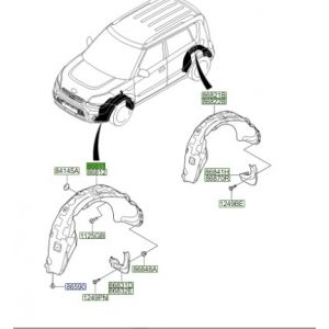 بطانة رفرف أمامي يسار