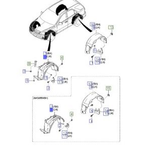 بطانة رفرف أمامي يسار