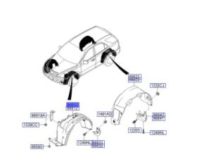 بطانة رفرف أمامي يسار