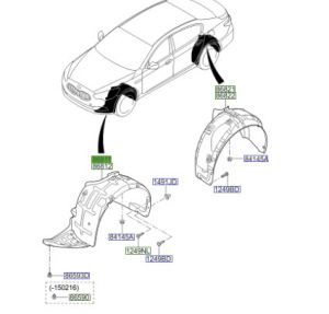 بطانة رفرف أمامي يسار
