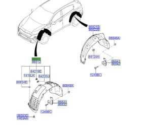بطانة رفرف أمامي يسار