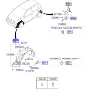 بطانة رفرف أمامي يسار