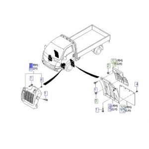 بطانة رفرف أمامي يمين