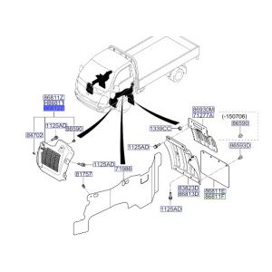 بطانة رفرف أمامي يمين