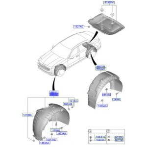 بطانة رفرف أمامي يمين