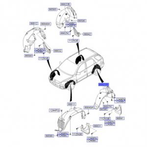 بطانة رفرف خلفي يسار