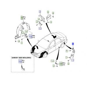 بطانة رفرف خلفي يسار
