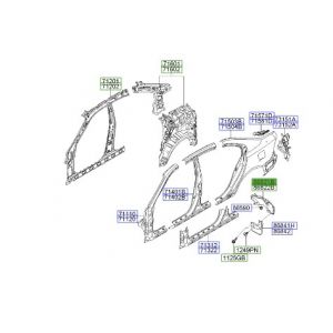 بطانة رفرف خلفي يسار