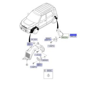 بطانة رفرف خلفي يسار