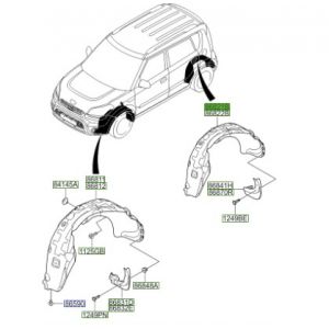 بطانة رفرف خلفي يسار