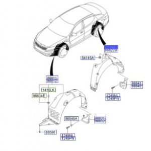 بطانة رفرف خلفي يسار