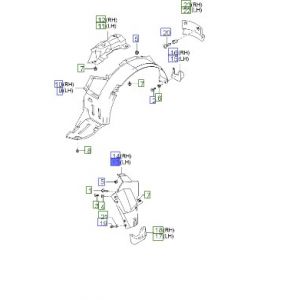 بطانة رفرف خلفي يسار
