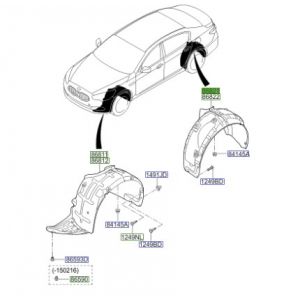 بطانة رفرف خلفي يسار