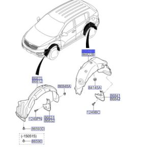 بطانة رفرف خلفي يسار