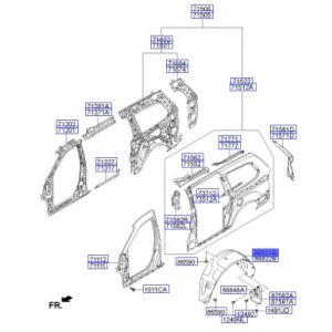 بطانة رفرف خلفي يسار