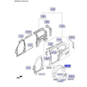 بطانة رفرف خلفي يسار