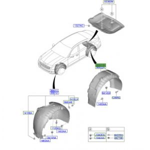 بطانة رفرف خلفي يسار