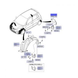 بطانة رفرف خلفي يسار