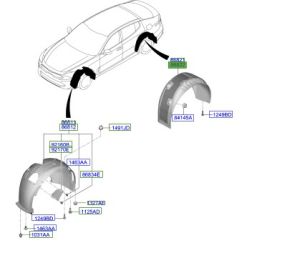بطانة رفرف خلفي يمين
