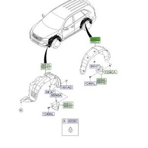 بطانة رفرف خلفي يسار