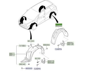 بطانة رفرف خلفي يسار