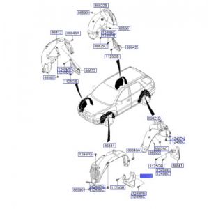 نسافة امامية