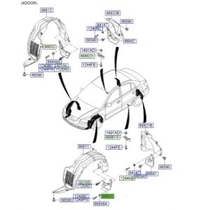 نسافة امامية