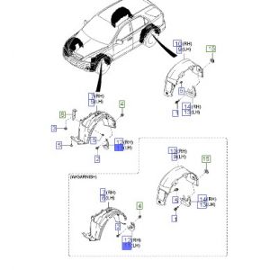 نسافة امامية