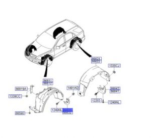 نسافة امامية