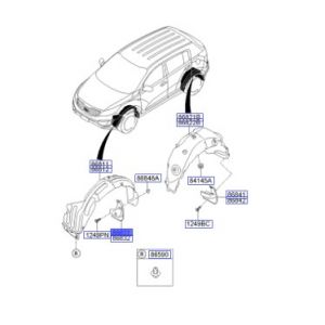 نسافة امامية