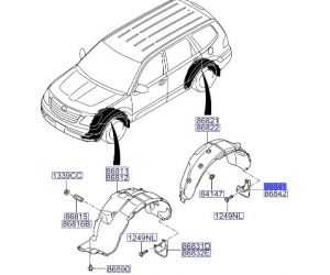 نسافة خلفية
