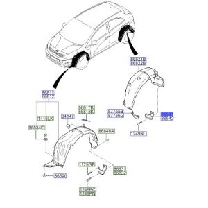 نسافة خلفية