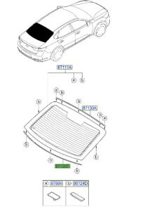 جلدة زجاج خلفي سفلي