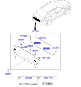 جلدة ديكور باب شنطة خلفي