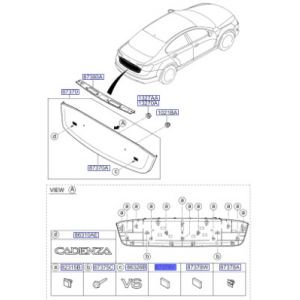 جلدة ديكور باب شنطة خلفي