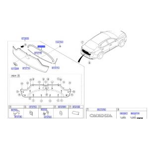 جلدة ديكور باب شنطة خلفي