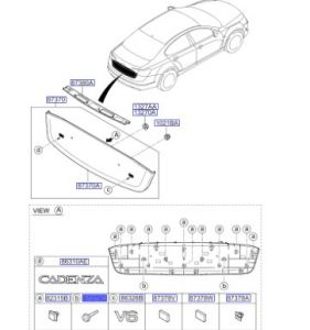 كلبس ديكور باب شنطة خلفي