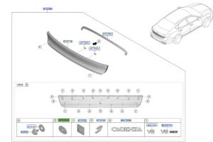 كلبس ديكور باب شنطة خلفي