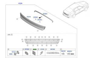 كلبس ديكور باب شنطة خلفي