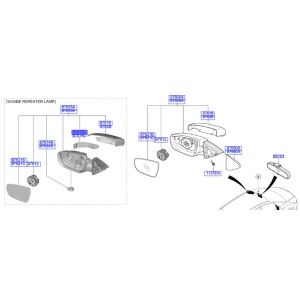 نور مراية جانبية