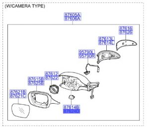 نور مراية جانبية