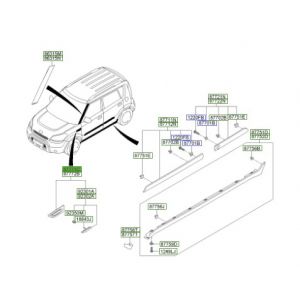 جلدة ديكور رفرف امامي يسار