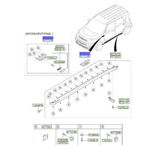 جلدة ديكور رفرف امامي يسار