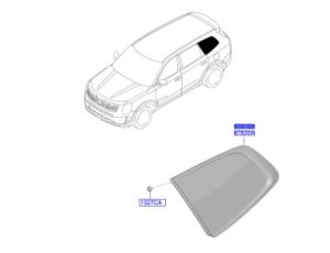 زجاج مثلث خلفي