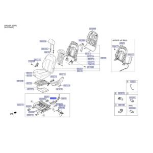 مروحة تبريد المقاعد الأمامية
