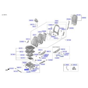 موتور تعديل ظهر المقعد