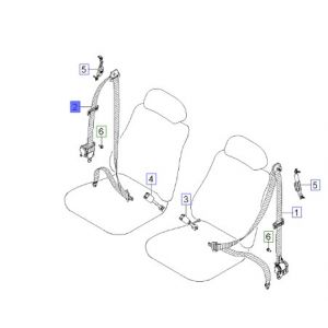 حزام الامان الأمامي يمين