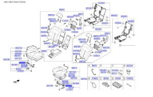 مروحة تبريد المقاعد الخلفية