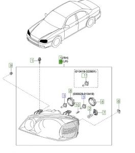 نور أمامي يسار