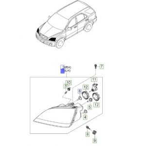نور أمامي يسار
